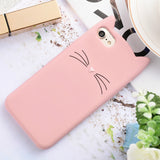 Cute Glitter Bearded Cat Case For iphone