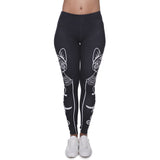 High Elasticity Egyptian Cat Printed Slim fit Legging