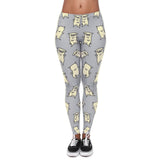 High Elasticity Egyptian Cat Printed Slim fit Legging